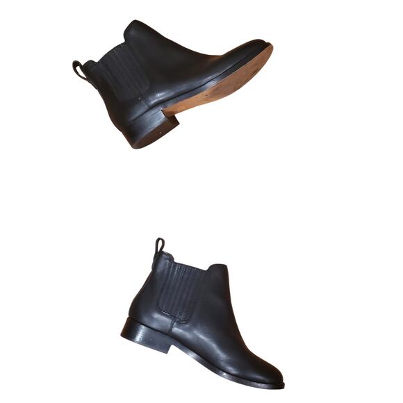 Madewell Shoes - Madewell Ainsley Leather Chelsea Boot Black Size 7
